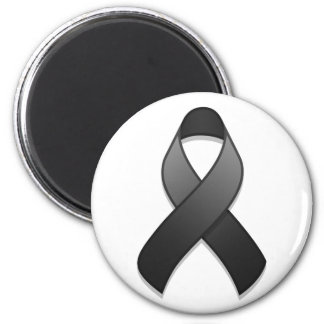 Black Awareness Ribbon Magnet