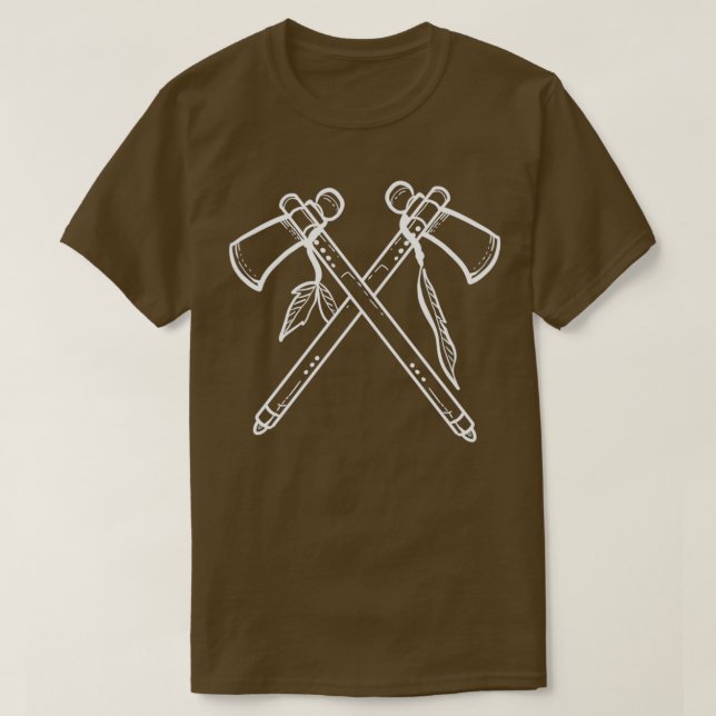 Black Axes Tribes Gift T-Shirt (Design Front)
