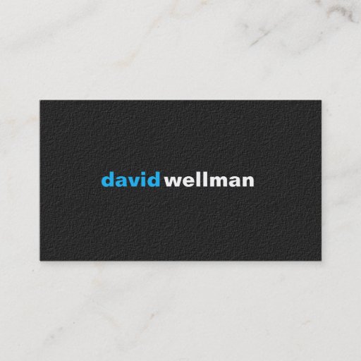 Customizable BLACK - B102 BUSINESS CARD