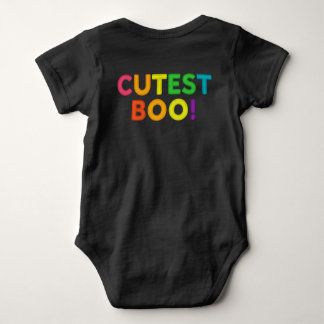 Black Baby Body 100 % cotton - Rainbow Kitten Bodysuit