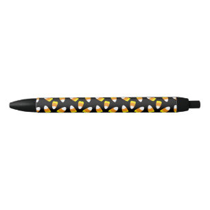 Black Background Candy Corn Pattern Pen
