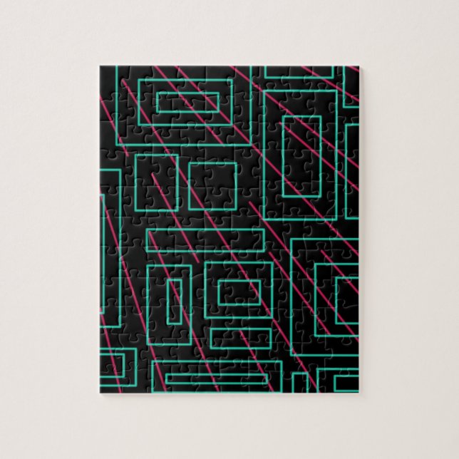 black background design jigsaw puzzle (Vertical)