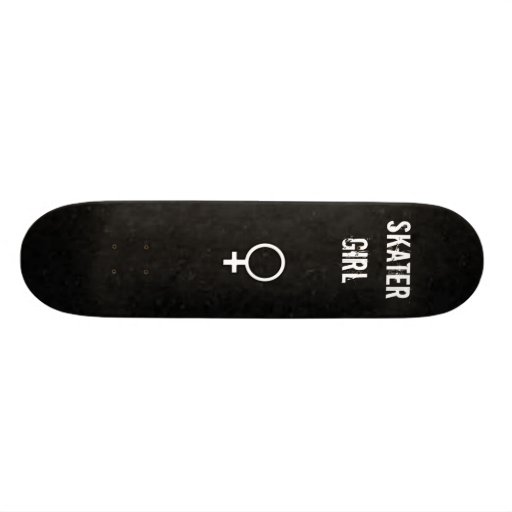 Black Background, Female Symbol, Skater, Girl Skateboard | Zazzle