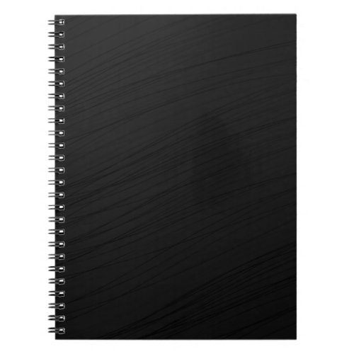 Black background texture template notebook