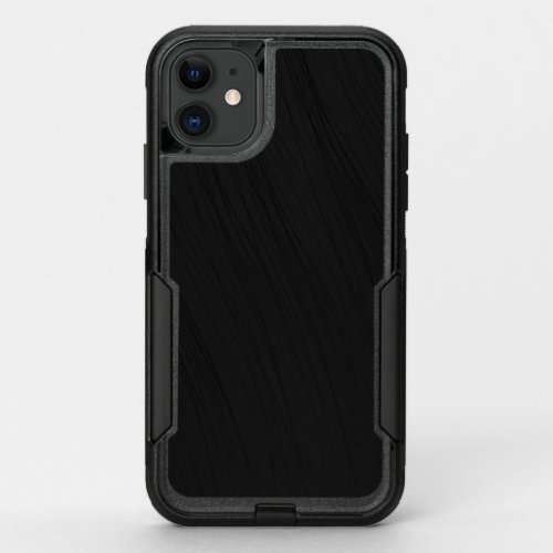 Black Background Texture Template OtterBox Commuter iPhone 11 Case