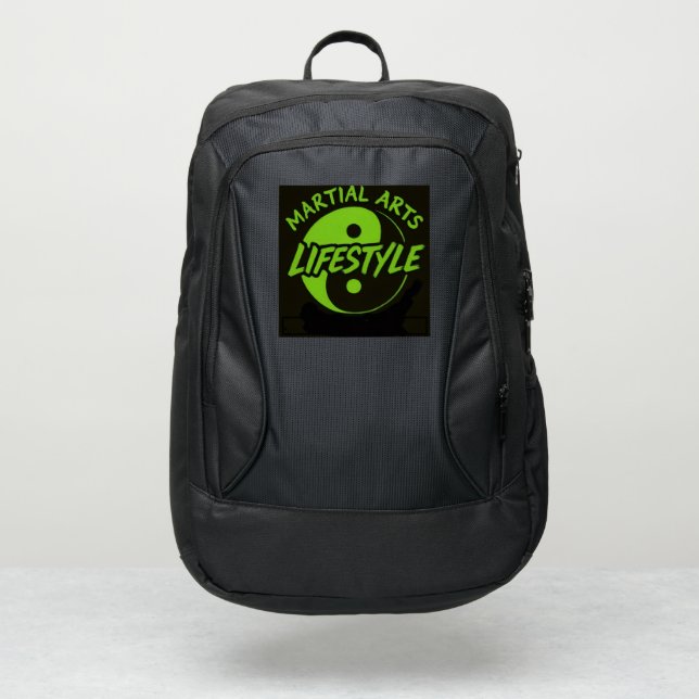 BLACK BACKPACK (Front)