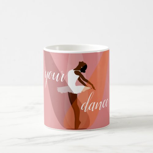 Black Ballerina ballet dancer Coffee Mug