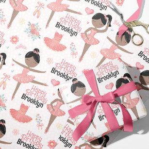 Happy Birthday Wrapping Paper - Black Girl – InspiredByMona