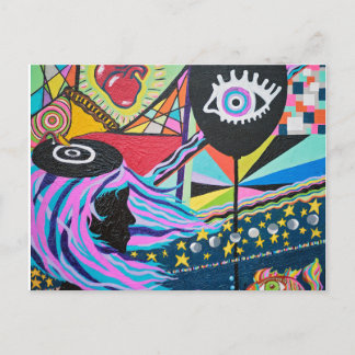 Black Balloon Postcard