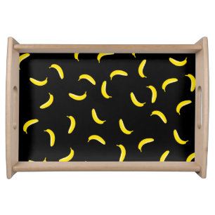 Black Banana Serving Tray