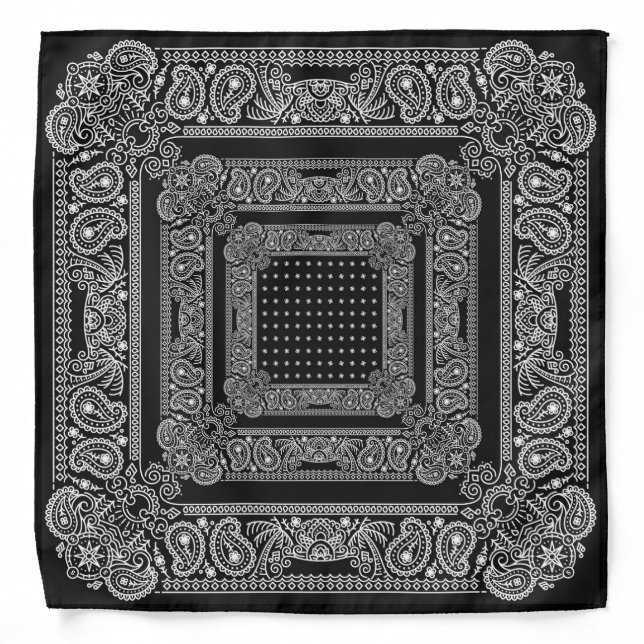Black Bandanarama Two Bandana (Front)
