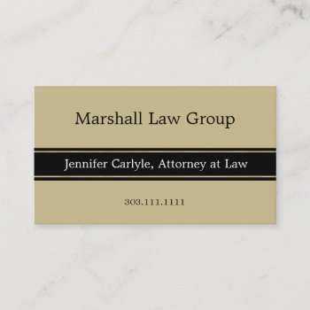 Black Banner Professional Business Card by Westerngirl2 at Zazzle