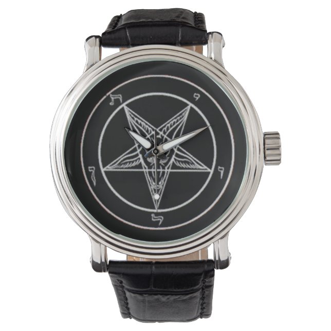 Black Baphomet Watch (Front)