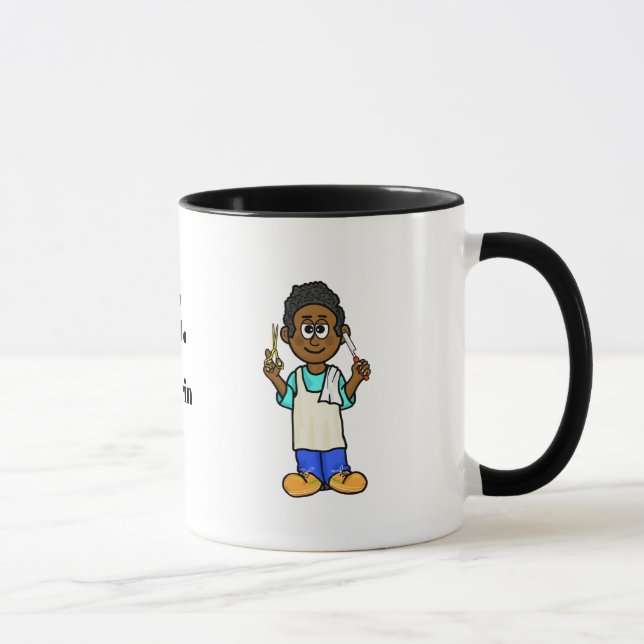 Black Barber  SWAG Mug (Right)