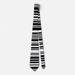 Black Barcode Necktie