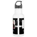 Black Baroque Instagram Template Water Bottle at Zazzle