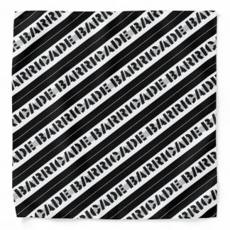 Black Barricade Bandana