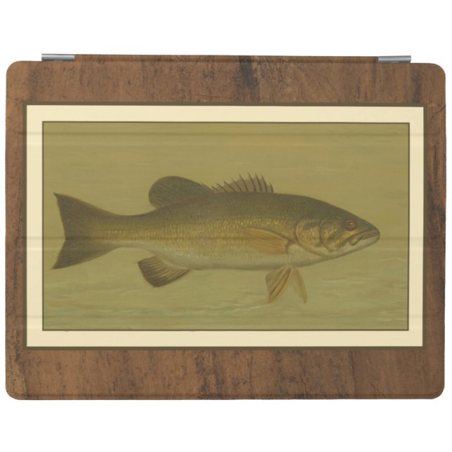 Black Bass on a Green Background iPad Smart Cover (Horizontal)