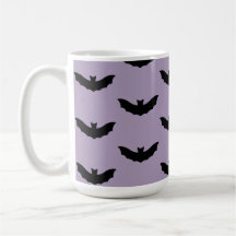 Black Bat Halloween Mug