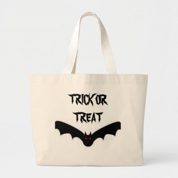 Black Bat Halloween Tote Bag by CREATIVEHOLIDAY at Zazzle