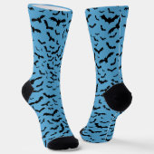 Black Bats Blue Socks (Angled)