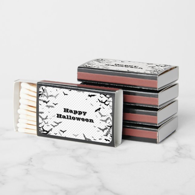 Black Bats Matchboxes (Stacked)