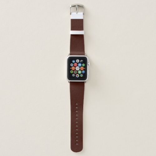Black Bean Solid Color Apple Watch Band