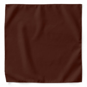 Black Bean Solid Color Bandana