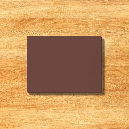 Black Bean Solid Color Post_it Notes