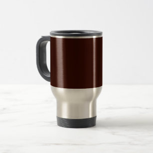 Black bean (solid color) travel mug