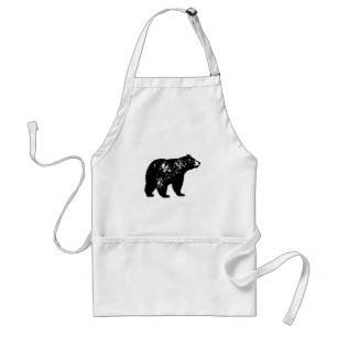 Black Bear Adult Apron