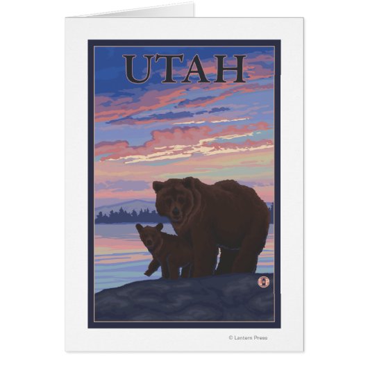 Black Bear and CubUtah Cards (Front)