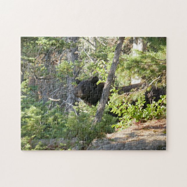 Black Bear at Grand Teton Jigsaw Puzzle (Horizontal)