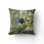 Black Bear at Grand Teton Throw Pillow