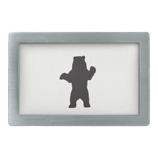 Black Bear Belt Buckle (Front)