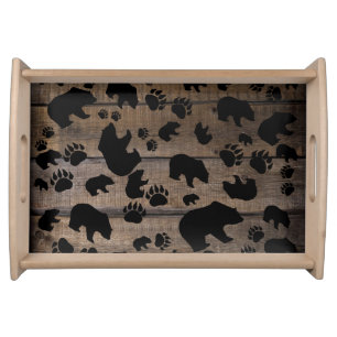 Black Bear Black Bear Paws Serving Tray
