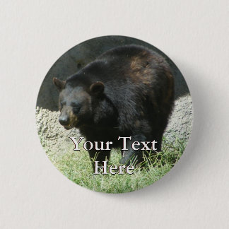 Black Bear Button