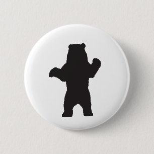 Black Bear Button