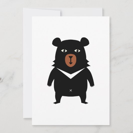 Black bear cartoon (Front)