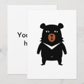Black bear cartoon (Front/Back)