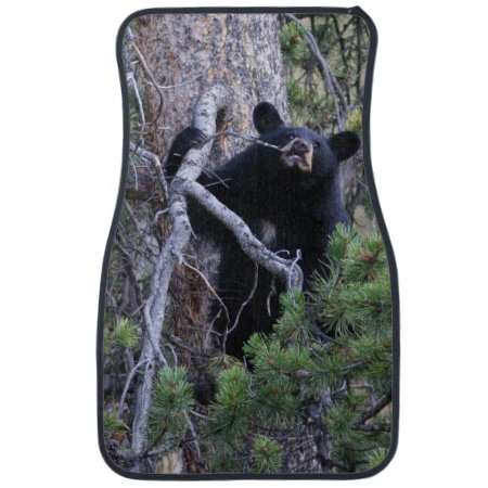 Black Bear Cub Car Mat