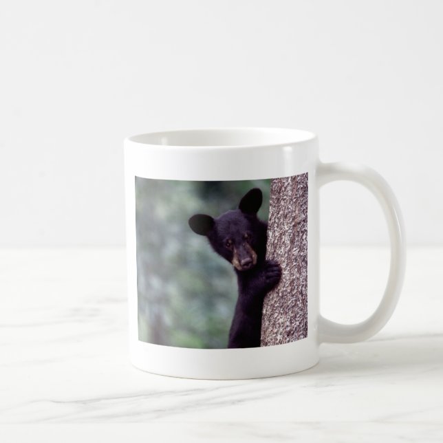 Black Bear Cub Coffee Mug (Right)