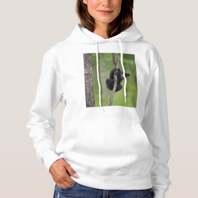 Black bear cub playing, Tennessee Hoodie (Front)