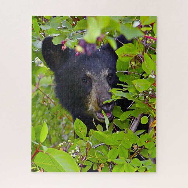 Black Bear Cubs. Jigsaw Puzzle (Vertical)