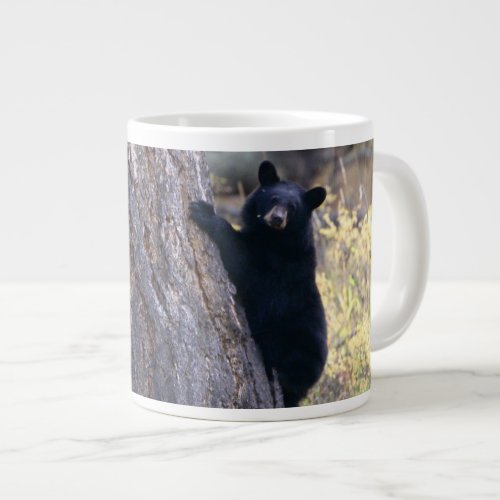 black bear cubs large coffee mug