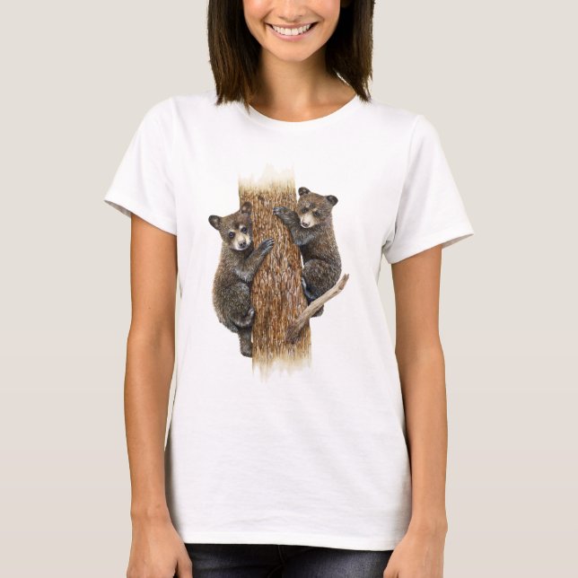 Black Bear Cubs T-shirt (Front)