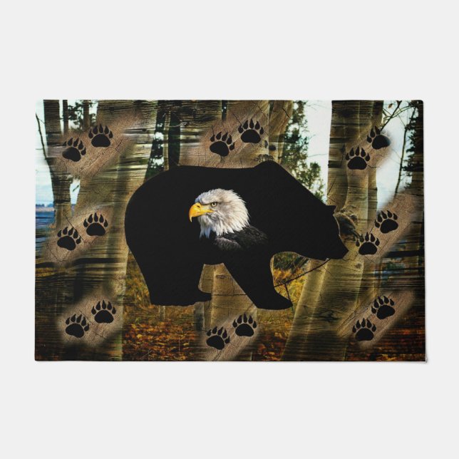 Black Bear Doormat (Front)