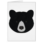 Black Bear Face (Front)