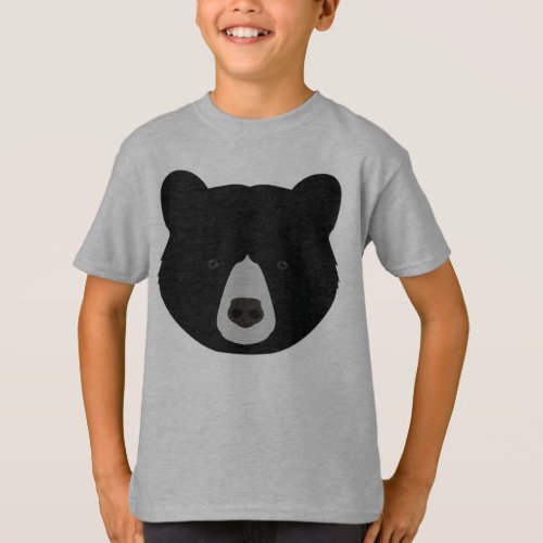 Black Bear Face T_Shirt