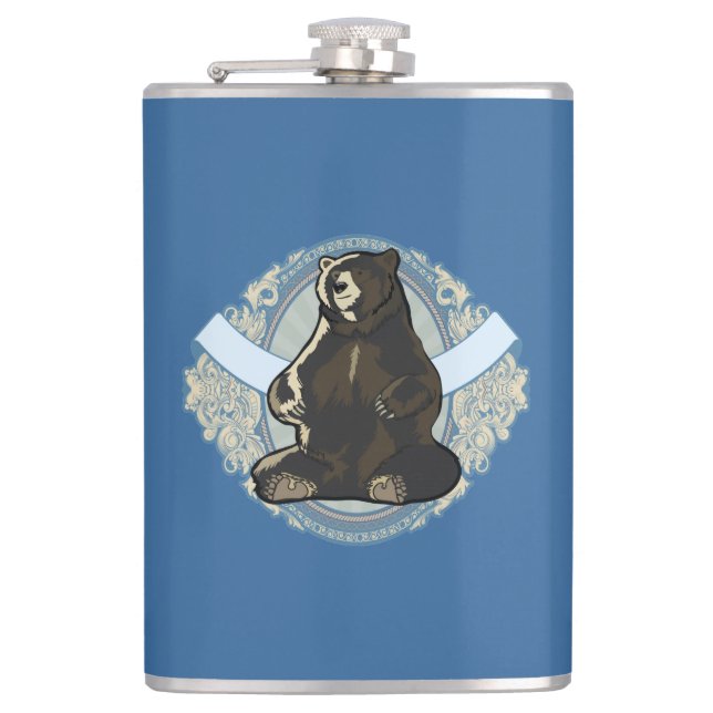 Black bear flask (Front)